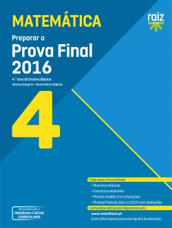 Capa do artigo Preparar a Prova Final 2016 - Matemática - 4.º Ano