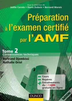 Capa do artigo Préparation À L'Examen Certifié Par L'Amf Tome 2 ; Connaissances Techniques