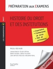 Capa do artigo Préparation Aux Examens ; Histoire Du Droit Et Institutions