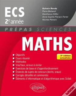 Capa do artigo Prépas Sciences ; Mathématiques ; Ecs, 2e Année (3e Édition)