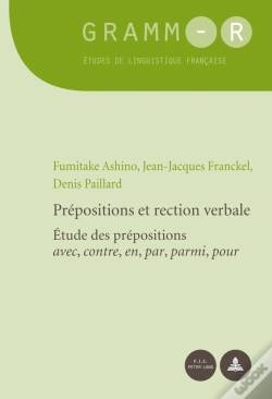 Capa do artigo Prépositions Et Rection Verbale