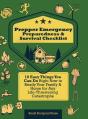 Prepper Emergency Preparedness Survival Checklist - Preview