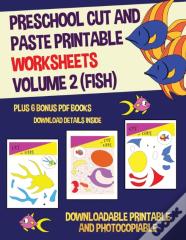 Preschool Cut And Paste Printable Worksheets - Volume 2 (Fish)