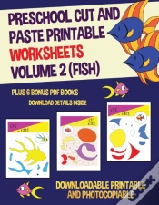 Capa do artigo Preschool Cut And Paste Printable Worksheets - Volume 2 (Fish)