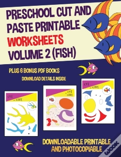 Capa do artigo Preschool Cut And Paste Printable Worksheets - Volume 2 (Fish)