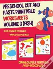 Preschool Cut And Paste Printable Worksheets - Volume 3 (Fish)