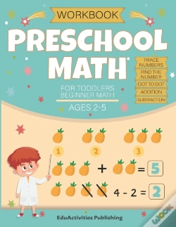 Capa do artigo Preschool Math Workbook For Toddlers Ages 2-4 Beginner Math Ages 2-5