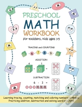 Preschool Math Workbook For Toddlers, Kids Ages 3-5