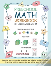 Capa do artigo Preschool Math Workbook For Toddlers, Kids Ages 3-5