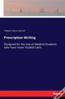 Capa do artigo Prescription Writing