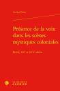 Présence De La Voix Dans Les Scènes Mystiques Coloniales : Brésil, Xvie Et Xviie Siècles - Preview