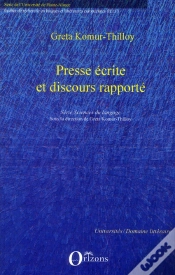Capa do artigo Presse Écrite Et Discours Rapporté