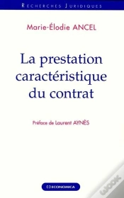 Capa do artigo Prestation Caracteristique Du Contrat (La)