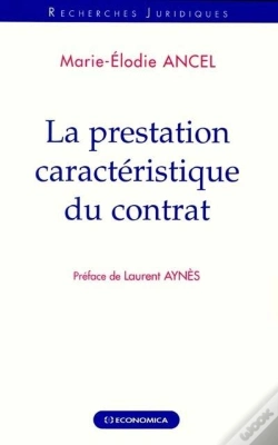 Capa do artigo Prestation Caracteristique Du Contrat (La)