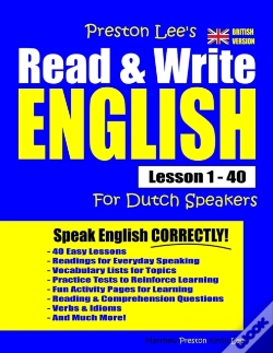 Capa do artigo Preston Lee'S Read & Write English Lesson 1 - 40 For Dutch Speakers (British Version)