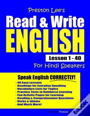 Preston Lee'S Read & Write English Lesson 1 - 40 For Hindi Speakers