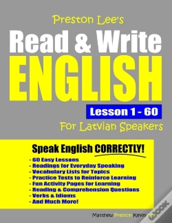Capa do artigo Preston Lee'S Read & Write English Lesson 1 - 60 For Latvian Speakers