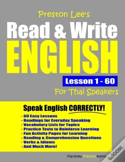 Capa do artigo Preston Lee'S Read & Write English Lesson 1 - 60 For Thai Speakers