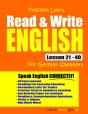 Preston Lee'S Read & Write English Lesson 21 - 40 For German Speakers - Preview