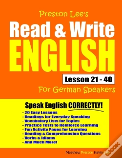 Capa do artigo Preston Lee'S Read & Write English Lesson 21 - 40 For German Speakers