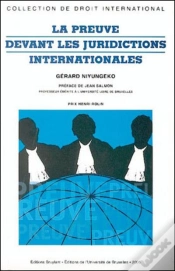 Capa do artigo Preuve Devant Les Juridictions Internationales
