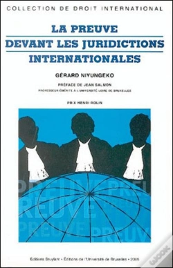 Capa do artigo Preuve Devant Les Juridictions Internationales