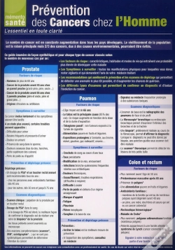 Capa do artigo Prévention Des Cancers Chez L'Homme