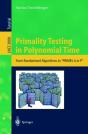 Primality Testing In Polynomial Time - Preview