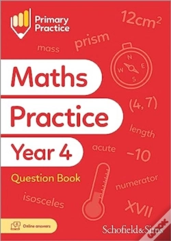 Capa do artigo Primary Practice Maths Year 4 Question Book, Ages 8-9