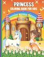 Princess Coloring Book For Kids - Preview