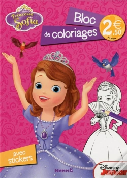 Capa do artigo Princesse Sofia ; Bloc De Coloriages Avec Stickers