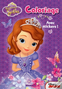 Capa do artigo Princesse Sofia Coloriage Avec Stickers (Fleurs Papillons)