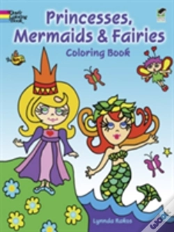 Capa do artigo Princesses, Mermaids And Fairies Coloring Book