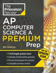 Princeton Review Ap Computer Science A Premium Prep, 9th Edition