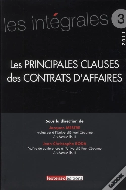 Capa do artigo Principales Clauses Dans Les Contrats D'