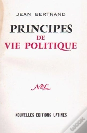 Capa do artigo Principes De Vie Politique