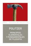 Principios Elementales Y Fundamentales De Filosofía