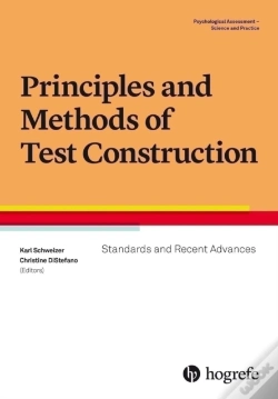 Capa do artigo Principles And Methods Of Test Construction: Standards And Recent Advances