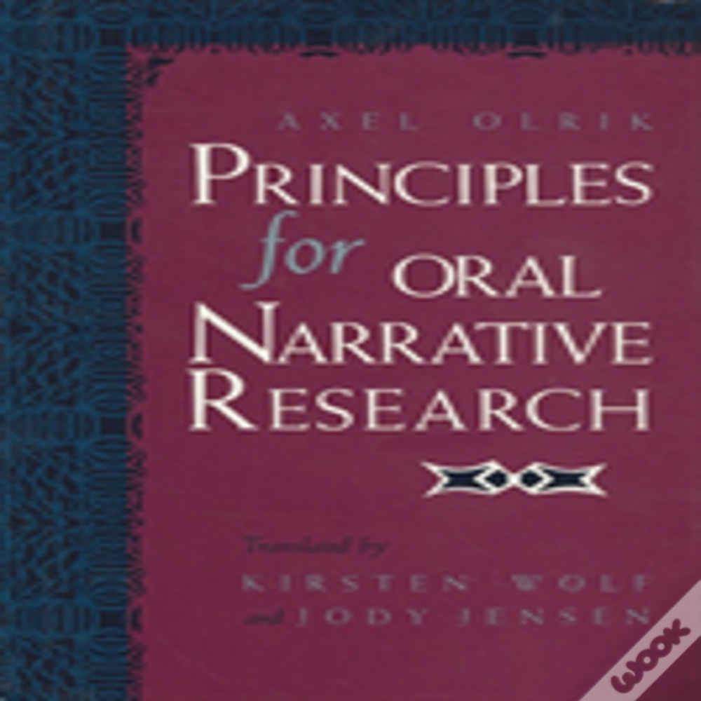 Principles For Oral Narrative Research