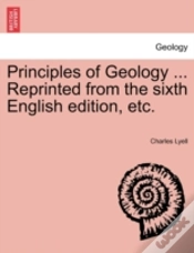 Capa do artigo Principles Of Geology ... Reprinted From