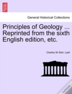 Capa do artigo Principles Of Geology ... Reprinted From