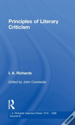 Capa do artigo Principles Of Literary Criticism V3