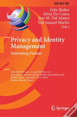 Capa do artigo Privacy And Identity Management. Generating Futures