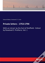 Capa do artigo Private Letters - 1753-1794