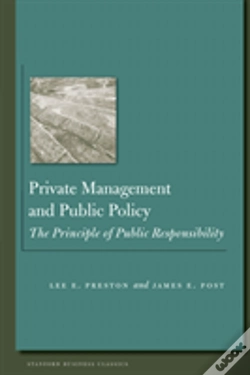 Capa do artigo Private Management And Public Policy