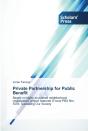 Private Partnership For Public Benefit - Preview