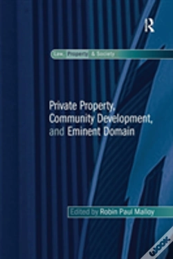 Capa do artigo Private Property, Community Development, And Eminent Domain