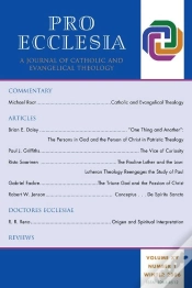 Capa do artigo Pro Ecclesia Vol 15-N1
