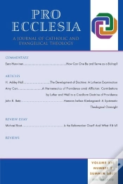 Capa do artigo Pro Ecclesia Vol 16-N3