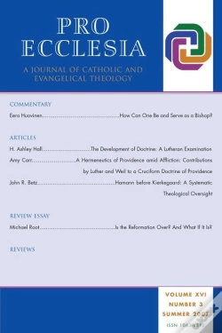 Capa do artigo Pro Ecclesia Vol 16-N3